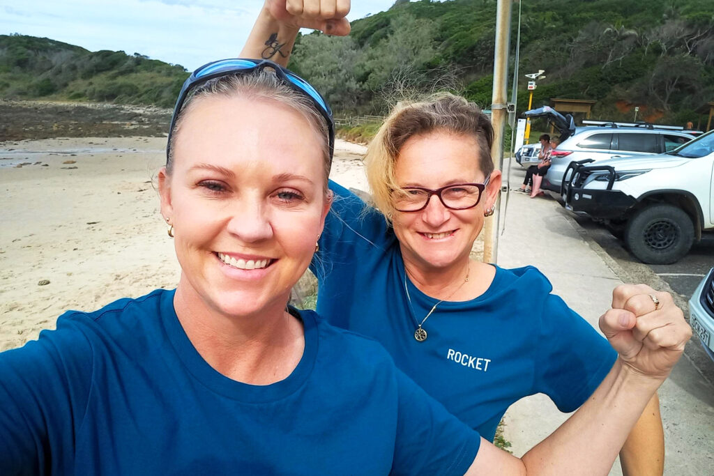 Kylie Williams and Kym Watson