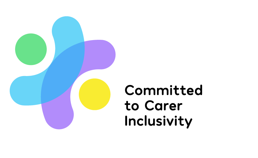 Committed to Carer inclusivity logo.