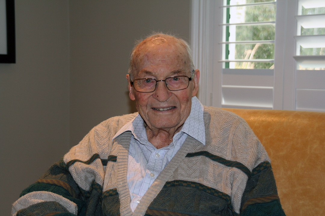 A portrait of Frank Woodcock